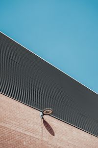 Preview wallpaper building, wall, lantern, shadow, minimalism
