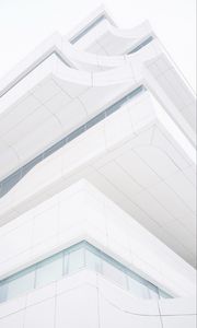 Preview wallpaper building, white, minimalism, architecture