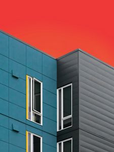 Preview wallpaper building, window, facade, sky