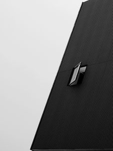 Preview wallpaper building, window, minimalism, architecture, black