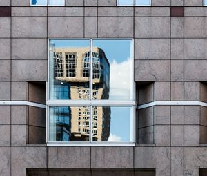 Preview wallpaper building, window, reflection, mirror, facade