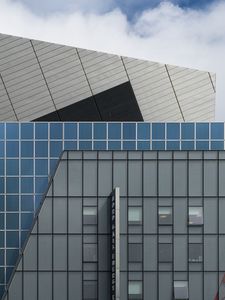 Preview wallpaper building, windows, architecture, facade, sky, city