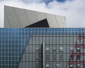 Preview wallpaper building, windows, architecture, facade, sky, city