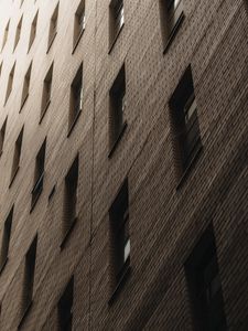 Preview wallpaper building, windows, architecture, bottom view