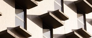 Preview wallpaper building, windows, architecture, facade, shadows