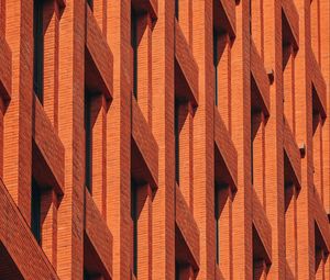 Preview wallpaper building, windows, architecture, brown