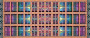 Preview wallpaper building, windows, architecture, colorful