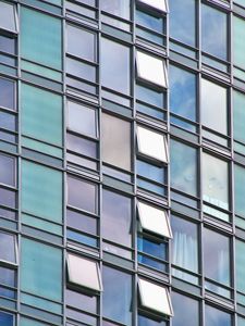 Preview wallpaper building, windows, architecture, glass, facade