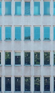 Preview wallpaper building, windows, architecture, facade, reflection