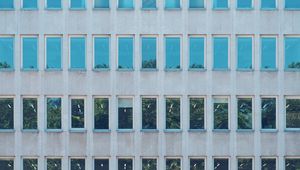 Preview wallpaper building, windows, architecture, facade, reflection