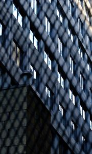 Preview wallpaper building, windows, bars, dark