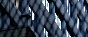 Preview wallpaper building, windows, bars, dark