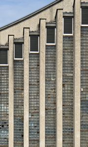 Preview wallpaper building, windows, curve, geometry, architecture