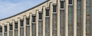 Preview wallpaper building, windows, curve, geometry, architecture