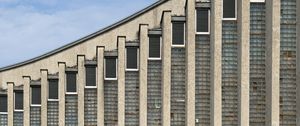 Preview wallpaper building, windows, curve, geometry, architecture