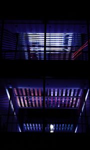 Preview wallpaper building, windows, dark, night