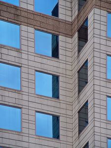 Preview wallpaper building, windows, edges, facade