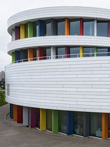 Preview wallpaper building, windows, facade, architecture, white