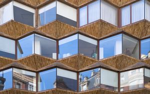 Preview wallpaper building, windows, facade, architecture, glass