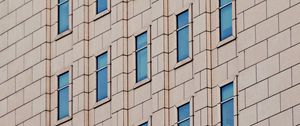 Preview wallpaper building, windows, facade, bricks