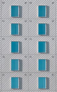 Preview wallpaper building, windows, facade, architecture, minimalism