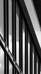 Preview wallpaper building, windows, facade, architecture, black and white