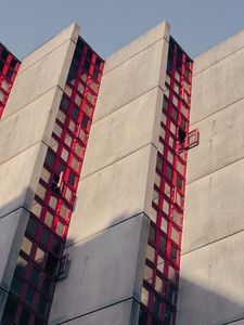 Preview wallpaper building, windows, facade, architecture, shadows
