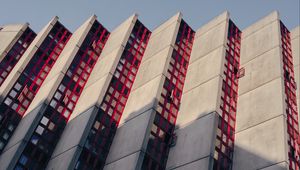 Preview wallpaper building, windows, facade, architecture, shadows