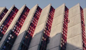 Preview wallpaper building, windows, facade, architecture, shadows