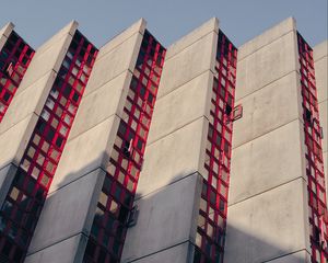 Preview wallpaper building, windows, facade, architecture, shadows