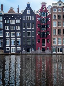 Preview wallpaper building, windows, facade, architecture, water