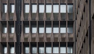 Preview wallpaper building, windows, facade, relief, edges