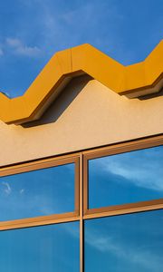 Preview wallpaper building, windows, facade, sky, reflection