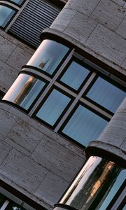 Preview wallpaper building, windows, glare, architecture