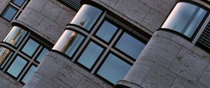 Preview wallpaper building, windows, glare, architecture