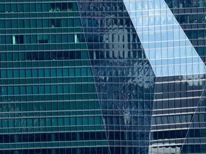Preview wallpaper building, windows, glass, facade, architecture, edges