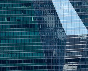 Preview wallpaper building, windows, glass, facade, architecture, edges