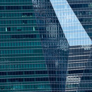 Preview wallpaper building, windows, glass, facade, architecture, edges
