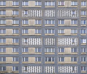 Preview wallpaper building, windows, pattern, texture, graffiti
