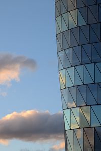 Preview wallpaper building, windows, reflection, clouds, height