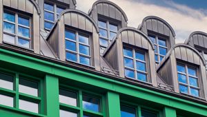 Preview wallpaper building, windows, sky, architecture, facade