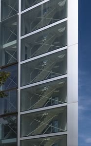 Preview wallpaper building, windows, stairs, architecture