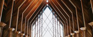 Preview wallpaper building, wooden, interior, window, room