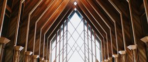 Preview wallpaper building, wooden, interior, window, room