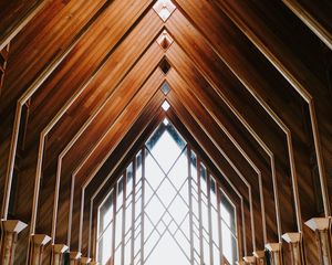 Preview wallpaper building, wooden, interior, window, room