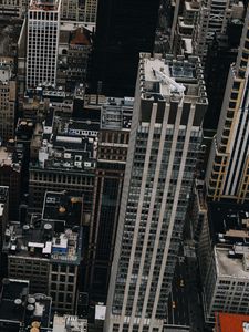 Preview wallpaper buildings, aerial view, city, architecture