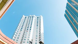 Preview wallpaper buildings, architecture, bottom view, sky