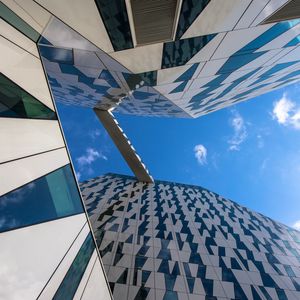 Preview wallpaper buildings, architecture, bridge, bottom view