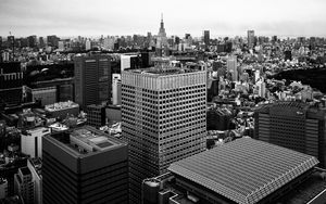 Preview wallpaper buildings, architecture, bw