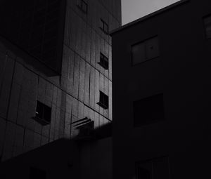 Preview wallpaper buildings, architecture, bw, facade